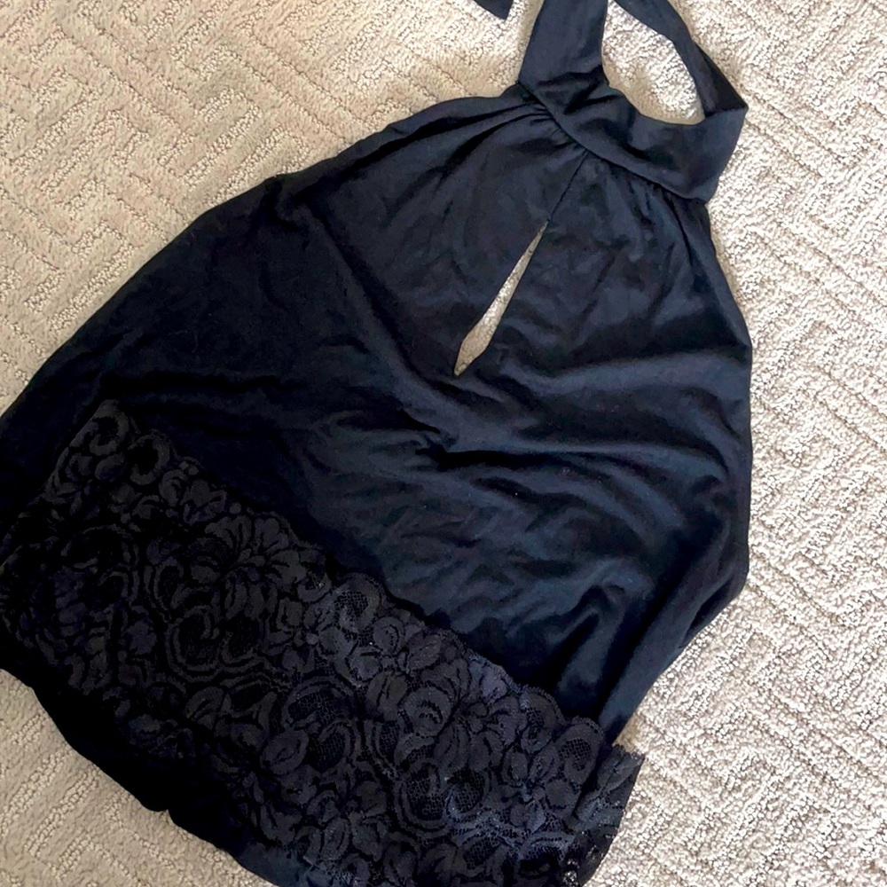 Guess jeans black top size small